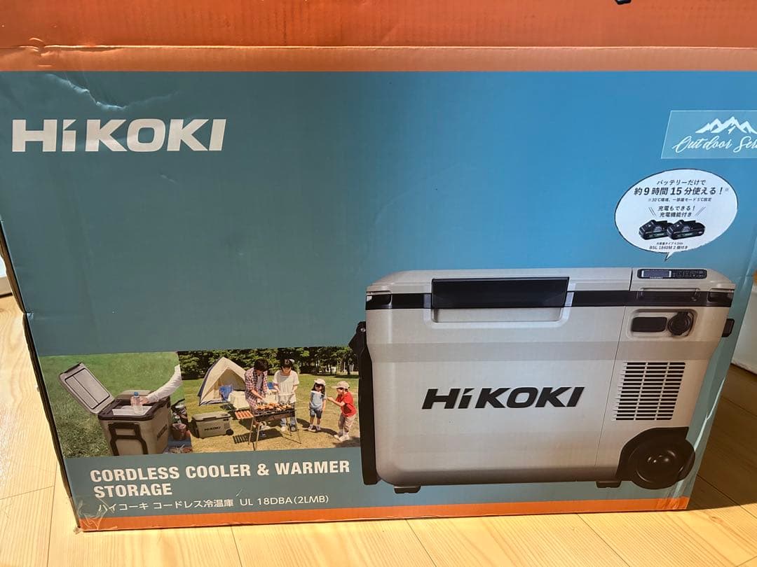 【新品】ハイコーキ　コードレス冷温庫　UL18DBA 新品バッテリー2個付き