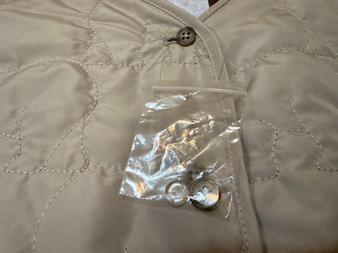 Marble Sud/ベアー柄/キルティングベスト