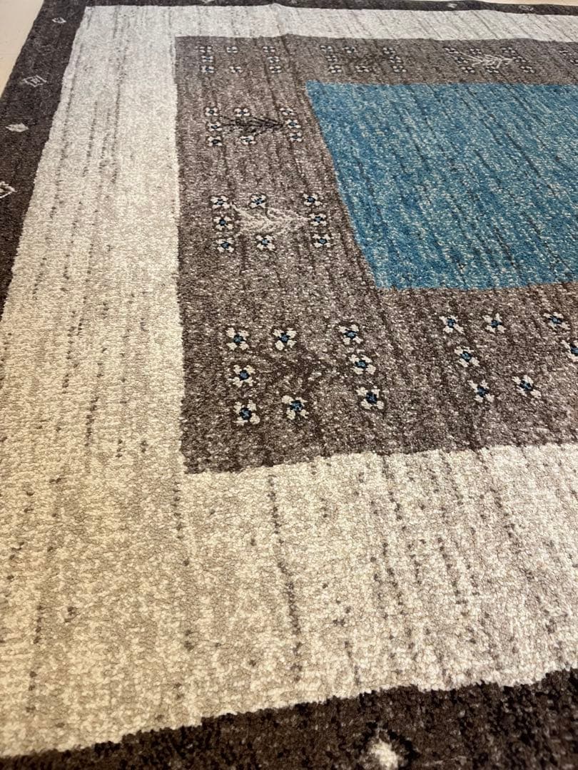 カーペット ラグマット 絨毯 133×195 ギャッベ風 東京インテリア