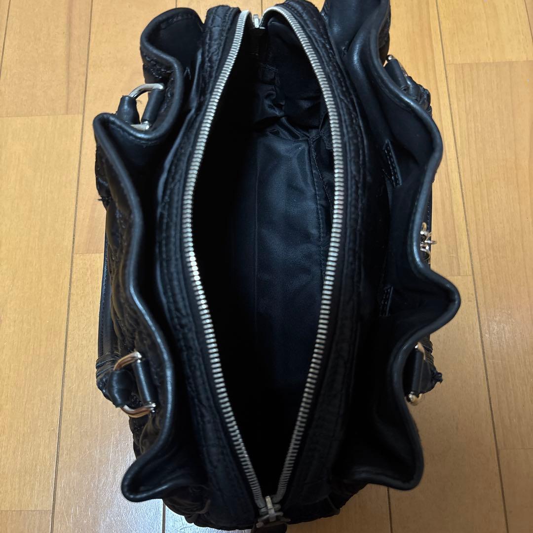 Dior ブラック カナージュ キルティング ハンドバッグ