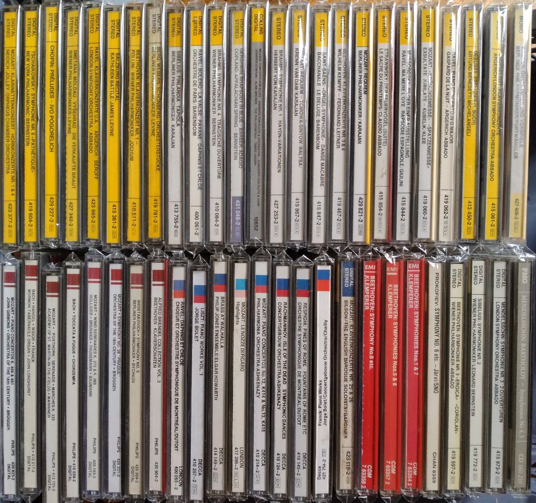 クラシックCD50枚まとめて 全て80年代 West Germany 西ドイツ盤