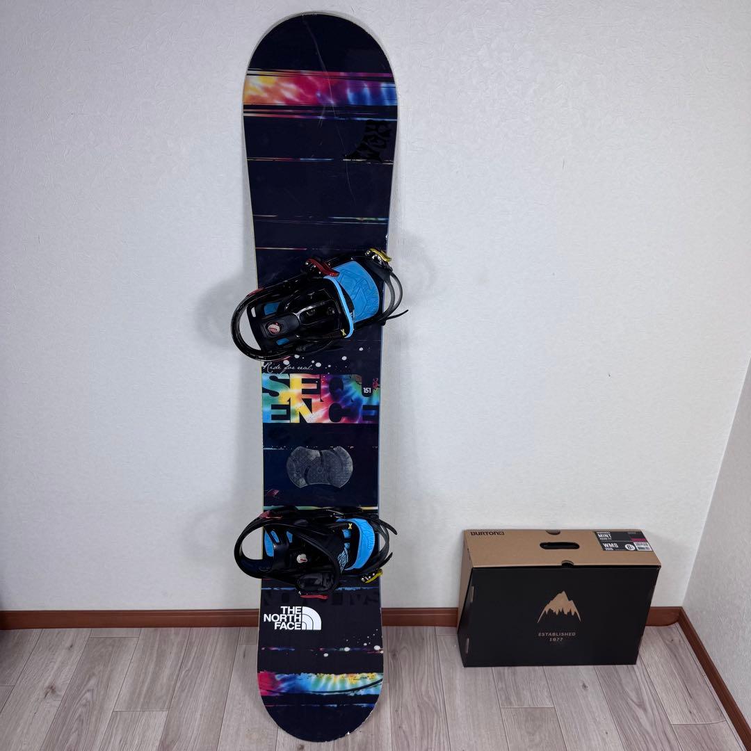 ブーツ無しSALOMON スノーボード 151cm 三点セット