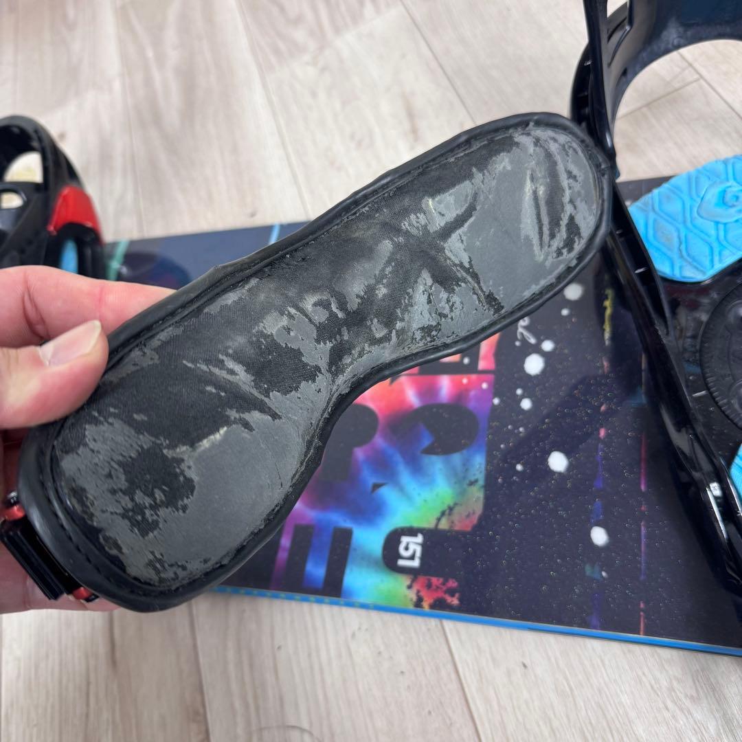 ブーツ無しSALOMON スノーボード 151cm 三点セット