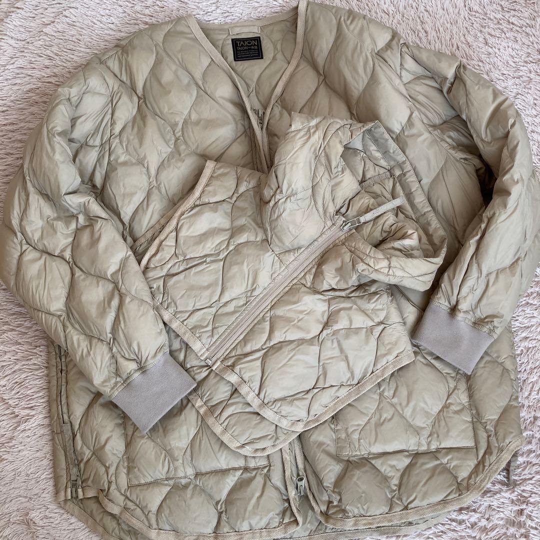 Framework別注　TAION/タイオン 別注フードビブス付きブルゾン 2