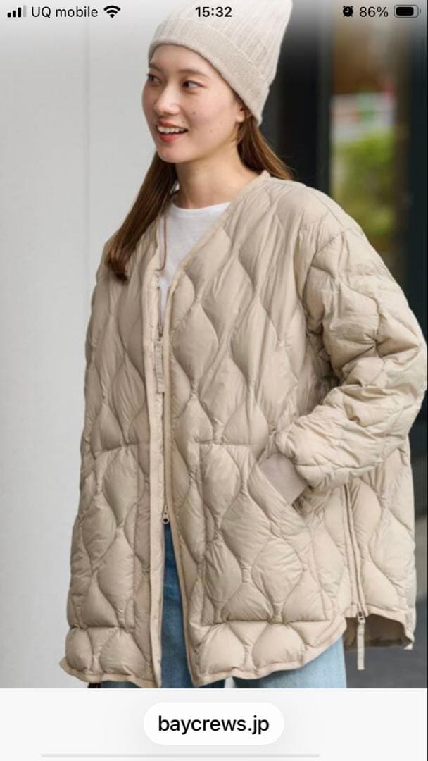 Framework別注　TAION/タイオン 別注フードビブス付きブルゾン 2