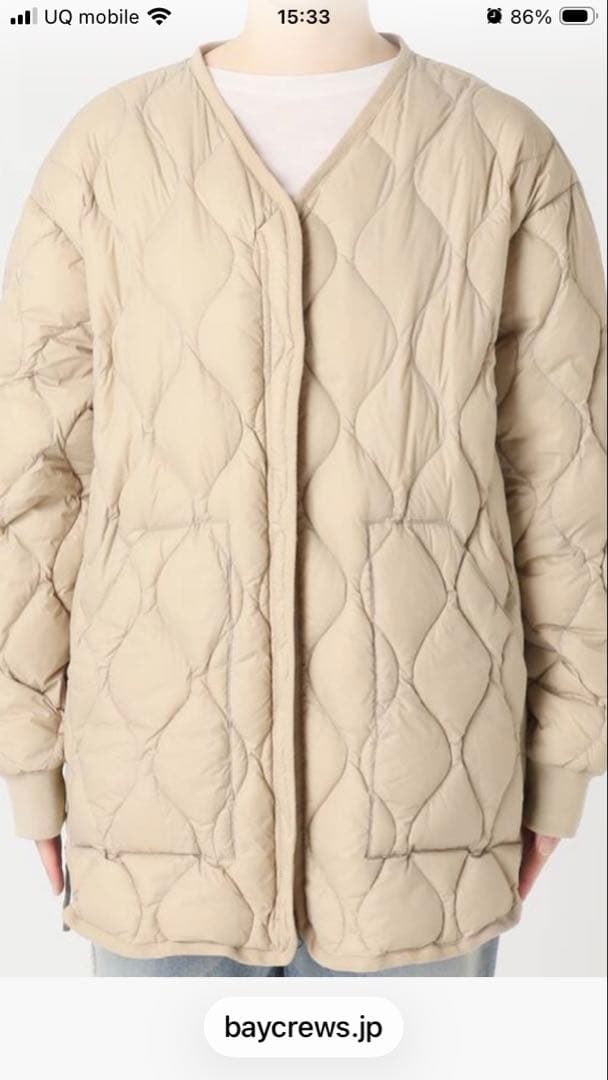 Framework別注　TAION/タイオン 別注フードビブス付きブルゾン 2