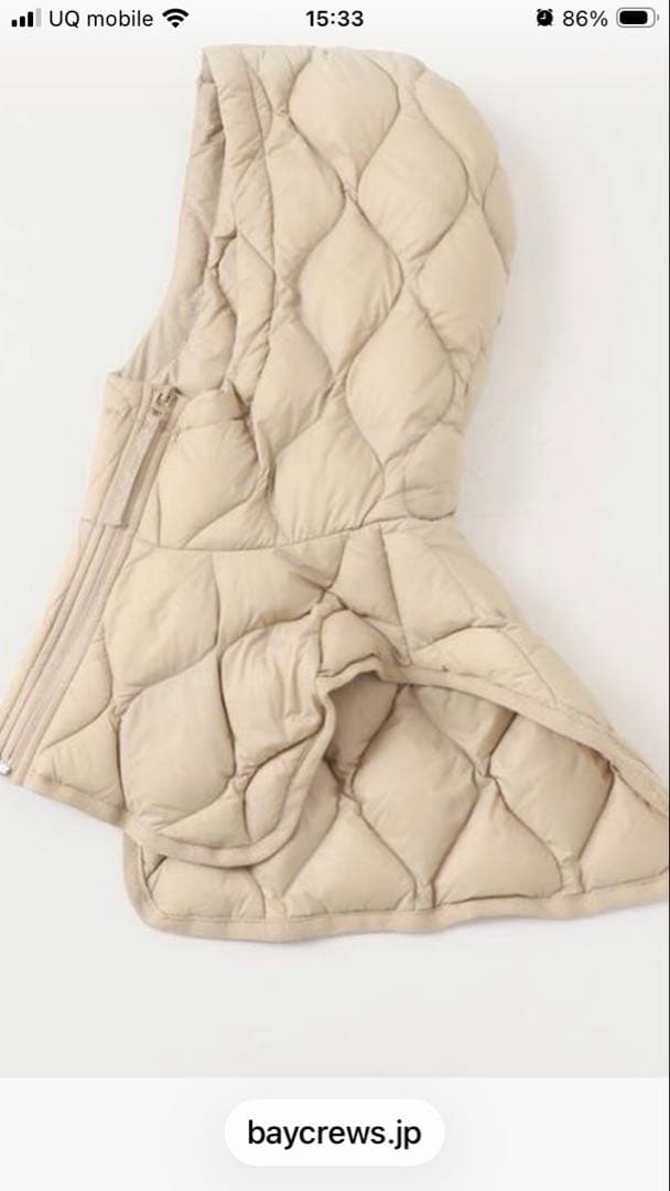 Framework別注　TAION/タイオン 別注フードビブス付きブルゾン 2