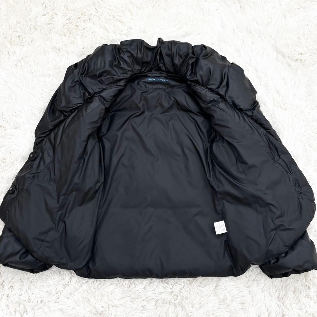 ラルフローレン ダウンジャケット ショールカラー　ダウンコート ブラック
