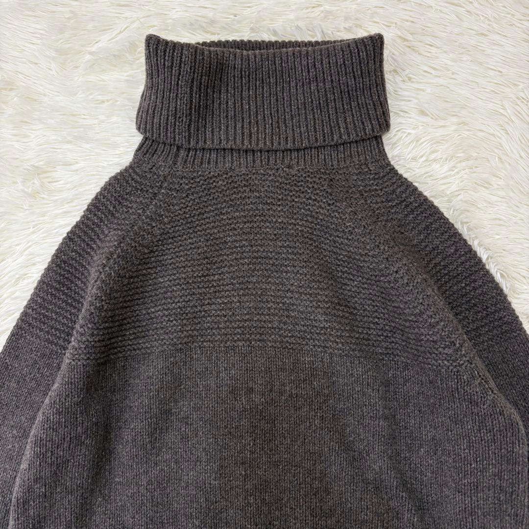 美品　TICCA ウール100％　ニットワンピース タートルネック　ティッカ