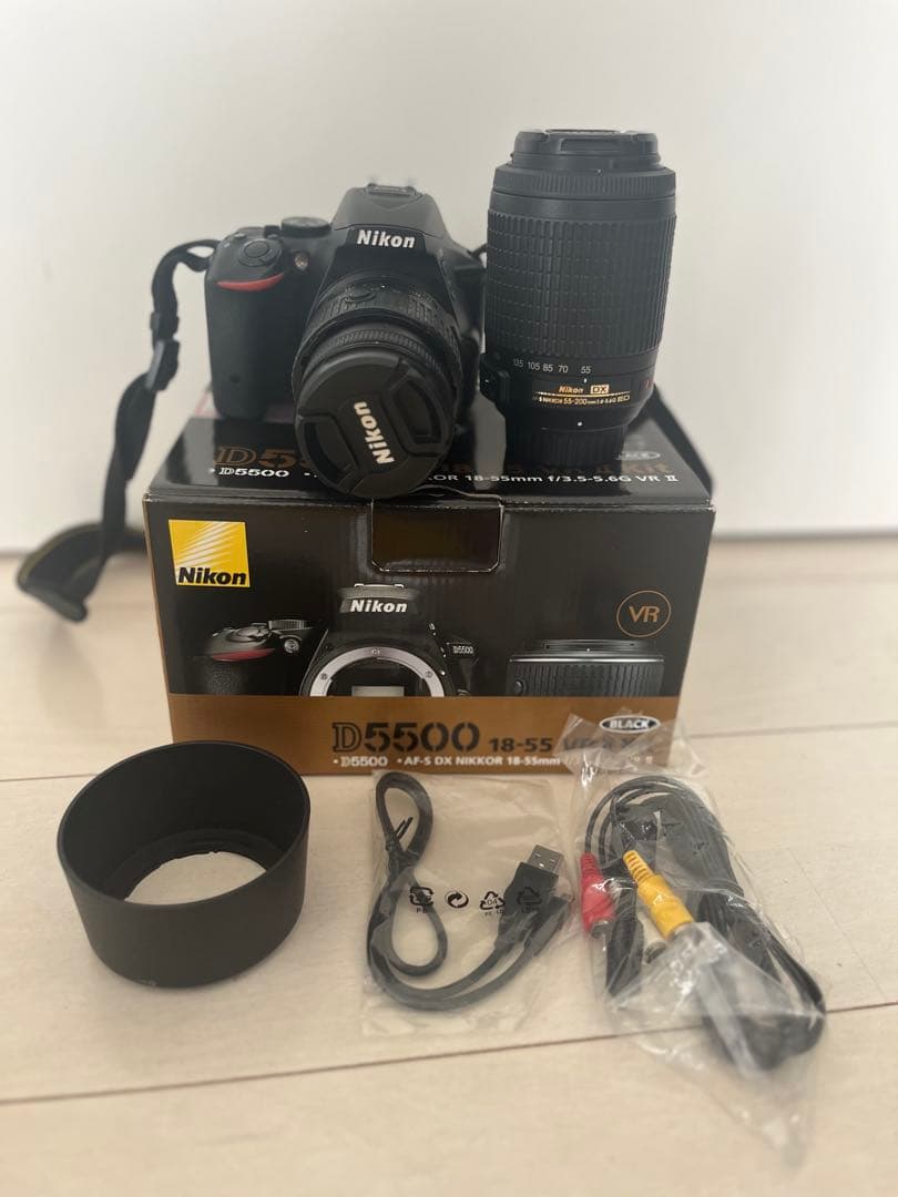【Nikon D5500 】デジタル一眼レフダブルズームキット