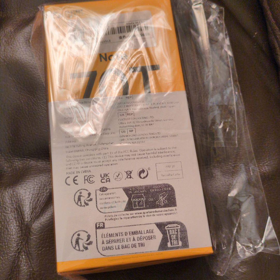 スマートフォン本体 Realme Note 70T 4GB+256GB