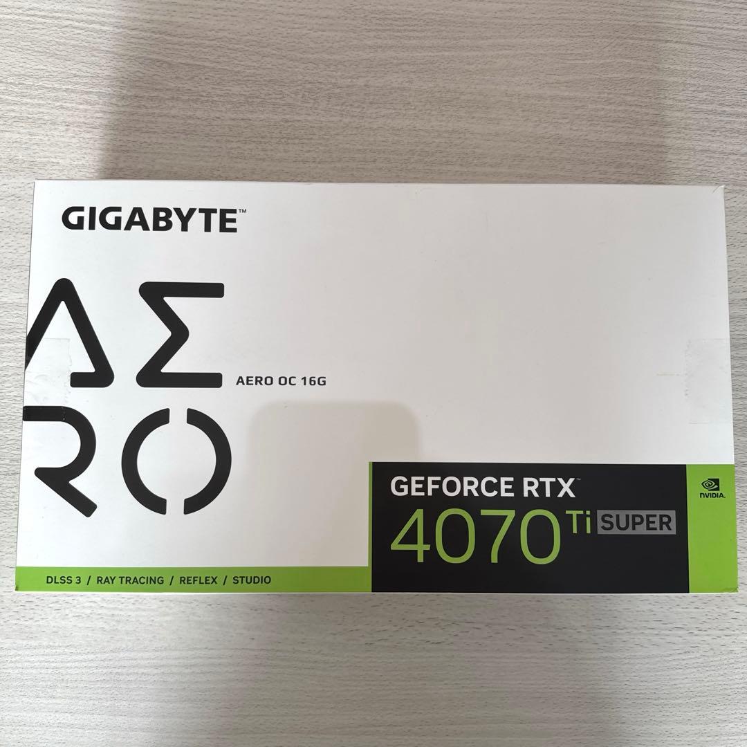 【美品】GIGABYTE RTX4070Ti SUPER AERO OCモデル