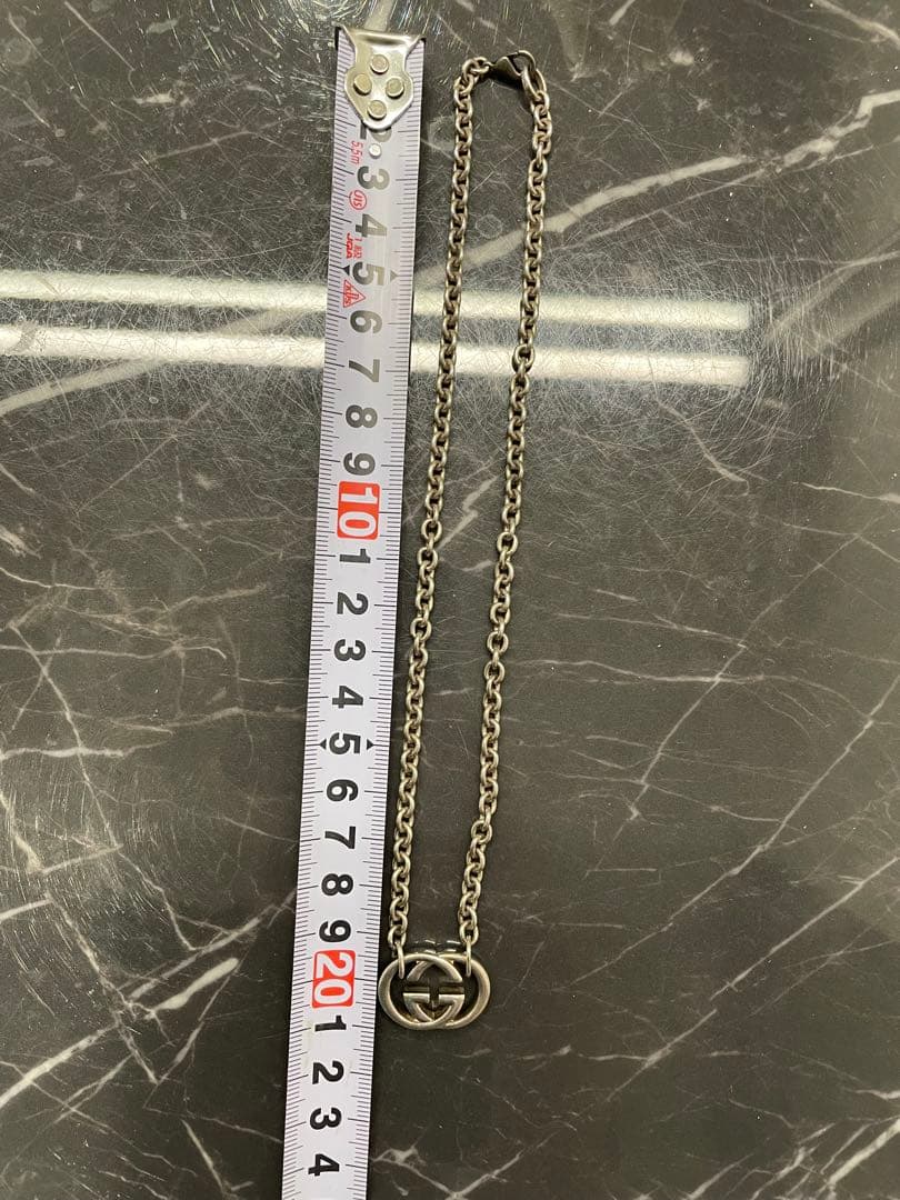 GUCCI インターロッキング　ネックレス GGロゴ　 sv925