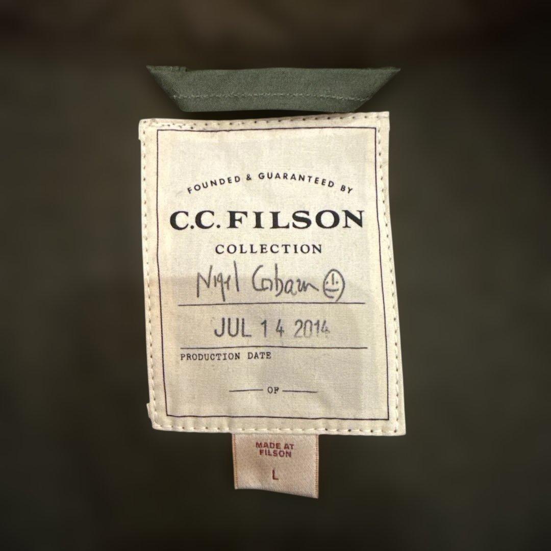 C.C. Filson ナイジェルケーボン　フード付きジャケット Lサイズ