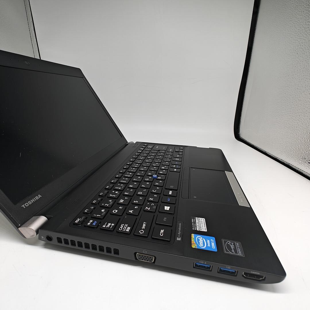 【東芝】R83 爆速i7 新品SSD256GB 8G ブラック ノートPC