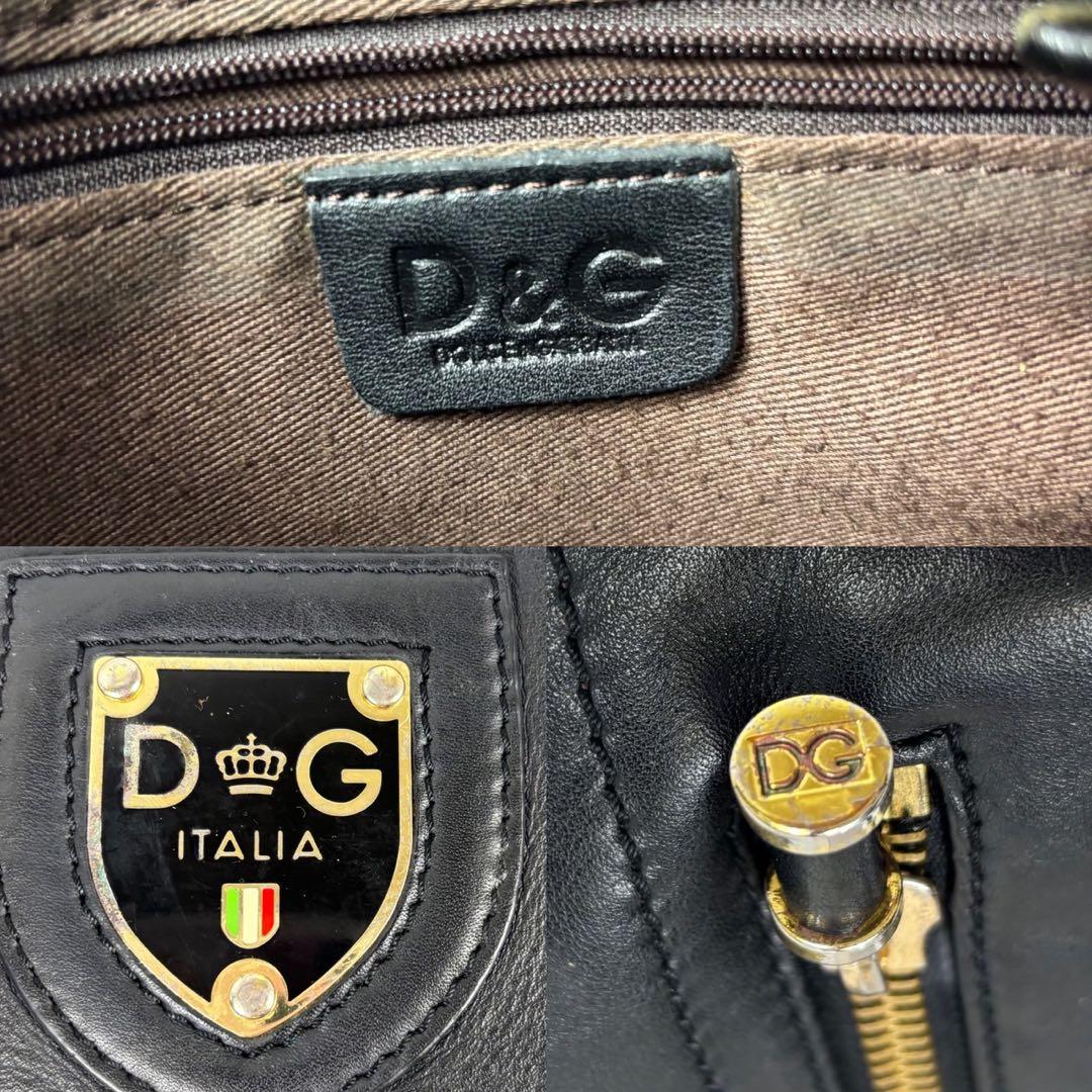 廃盤✨ ドルチェ&ガッバーナ ショルダーバッグ サコッシュ レザー ブラック