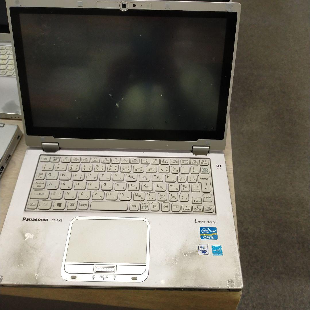 レッツノート CF-AX2 4台セット予備バッテリー5台付き作動品