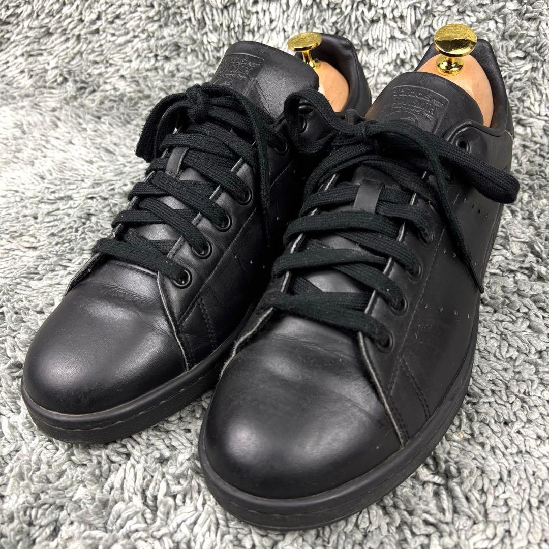 ☆美品☆【アディダス】スタンスミス (27.5) オールブラック　レザー