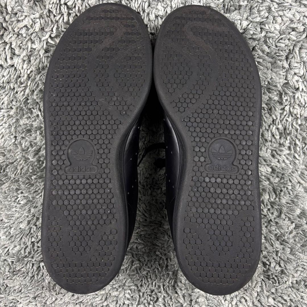 ☆美品☆【アディダス】スタンスミス (27.5) オールブラック　レザー