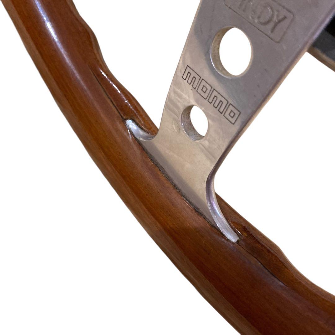 MOMO スーパーインディ ウッドステアリング 91年1月製 モモ　31