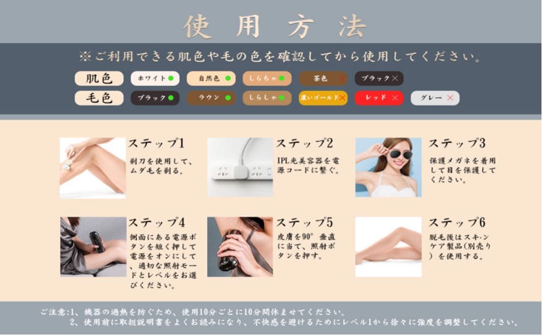 新品SOLAAY IPL脱毛美容器美容器 ムダ毛のケア家庭用全身使用 男女兼用