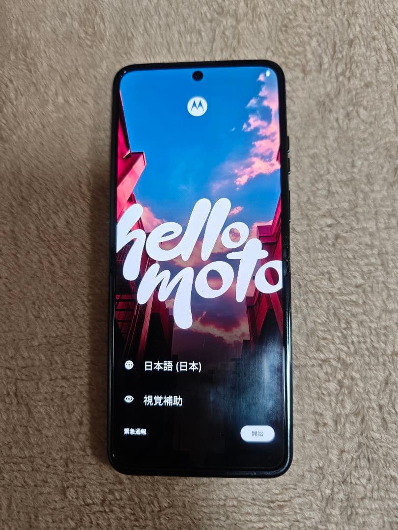 Motorola 折りたたみ式スマートフォン 本体