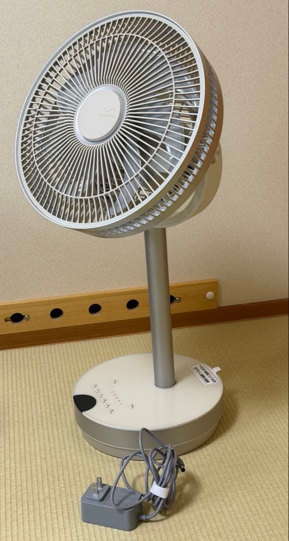 カモメファン　ホワイト 扇風機　ドウシシャ