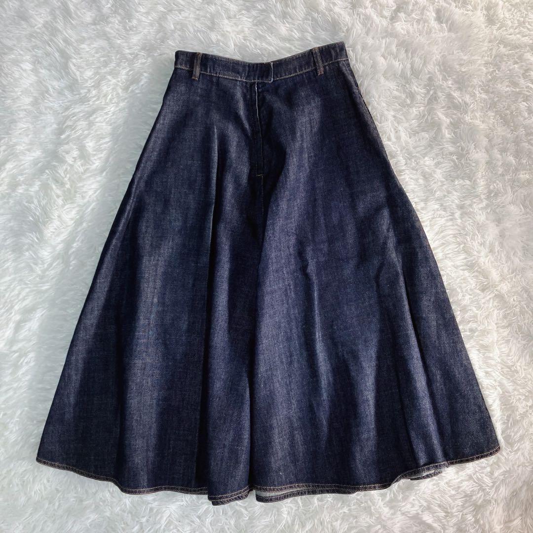 美品 Max Mara WEEKEND スカート デニム ラインストーン