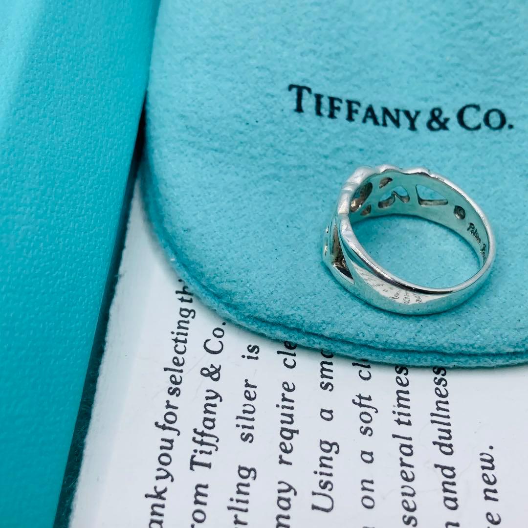 極美品✨ ティファニー リング ラビングハート ハート AG925 #11