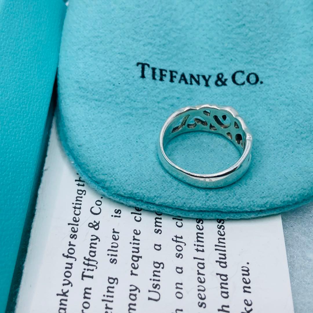 極美品✨ ティファニー リング ラビングハート ハート AG925 #11