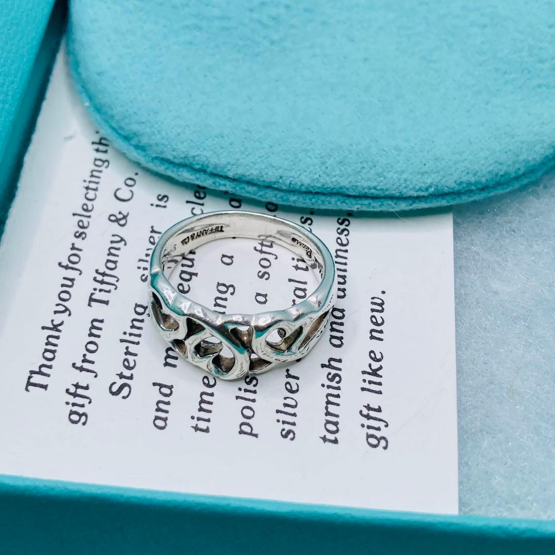 極美品✨ ティファニー リング ラビングハート ハート AG925 #11