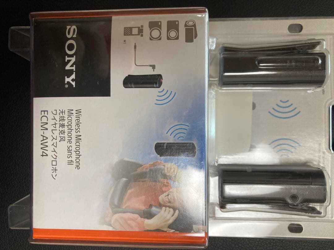 SONY ワイヤレスマイク ECM-AW4 & スマホ用　マイク