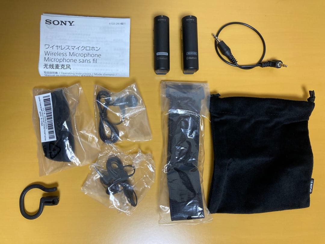 SONY ワイヤレスマイク ECM-AW4 & スマホ用　マイク