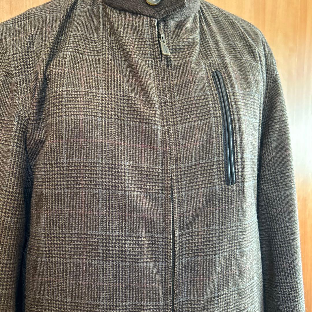 Loro Piana 鹿革レザー×カシミア　リバーシブルジャケット　メンズM