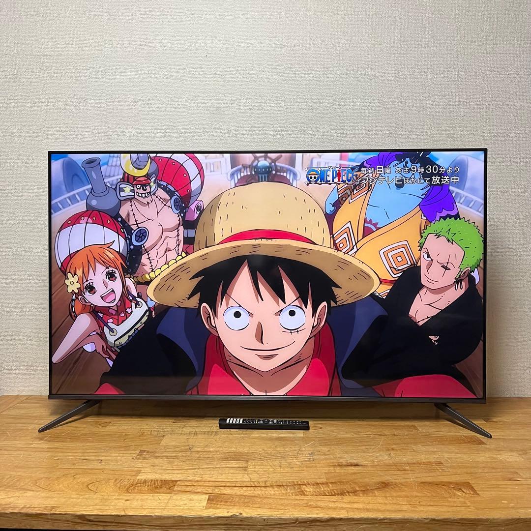 TCL 55V型 4K液晶テレビ 55C645 量子ドット ネット動画アプリ搭載
