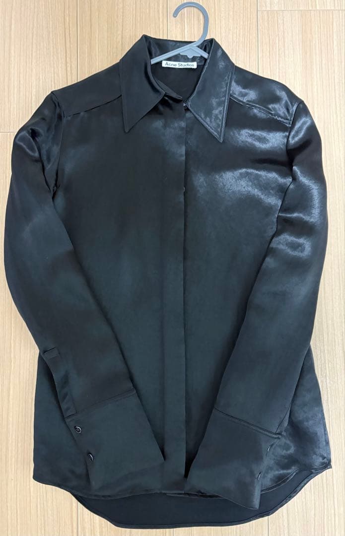 acne studios アセテートサテンドレスシャツ　サイズ34 タグ付き！