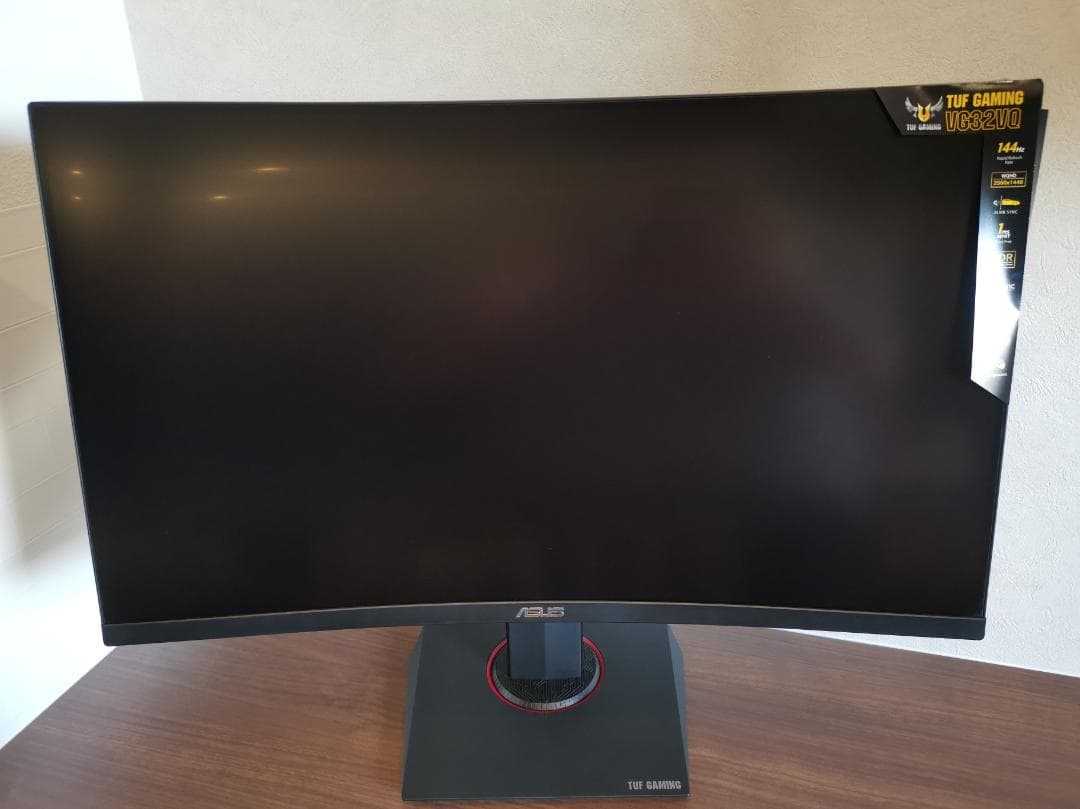 ASUS TUF Gaming 湾曲モニター VG32VQ WQHD 144Hz
