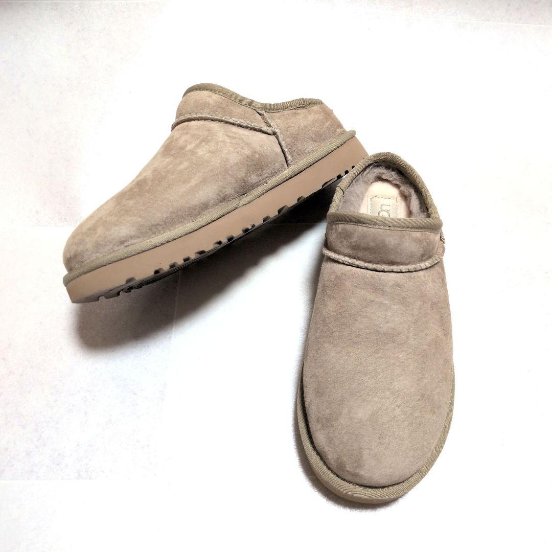 【未使用級】UGG アグ　クラシック スリッパ　25cm ムートン　スリッポン