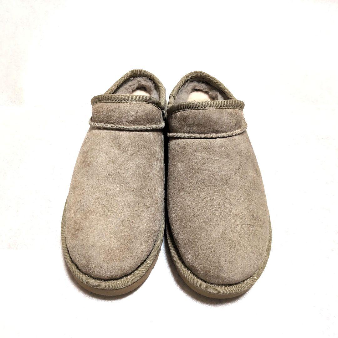 【未使用級】UGG アグ　クラシック スリッパ　25cm ムートン　スリッポン