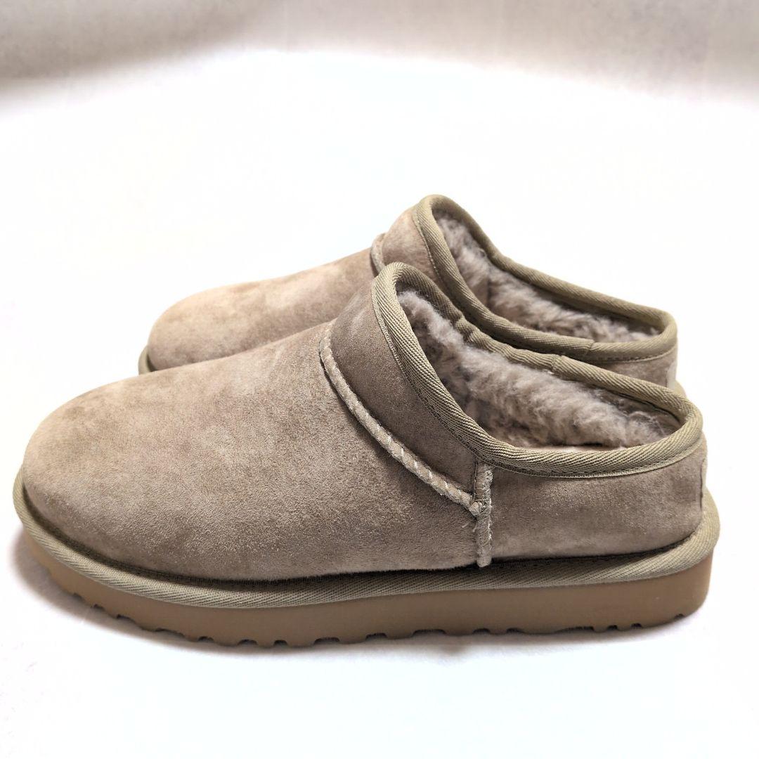 【未使用級】UGG アグ　クラシック スリッパ　25cm ムートン　スリッポン