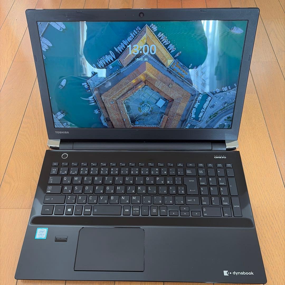 美品 東芝Dynabook T55/CB i3-7100U SSD512GB