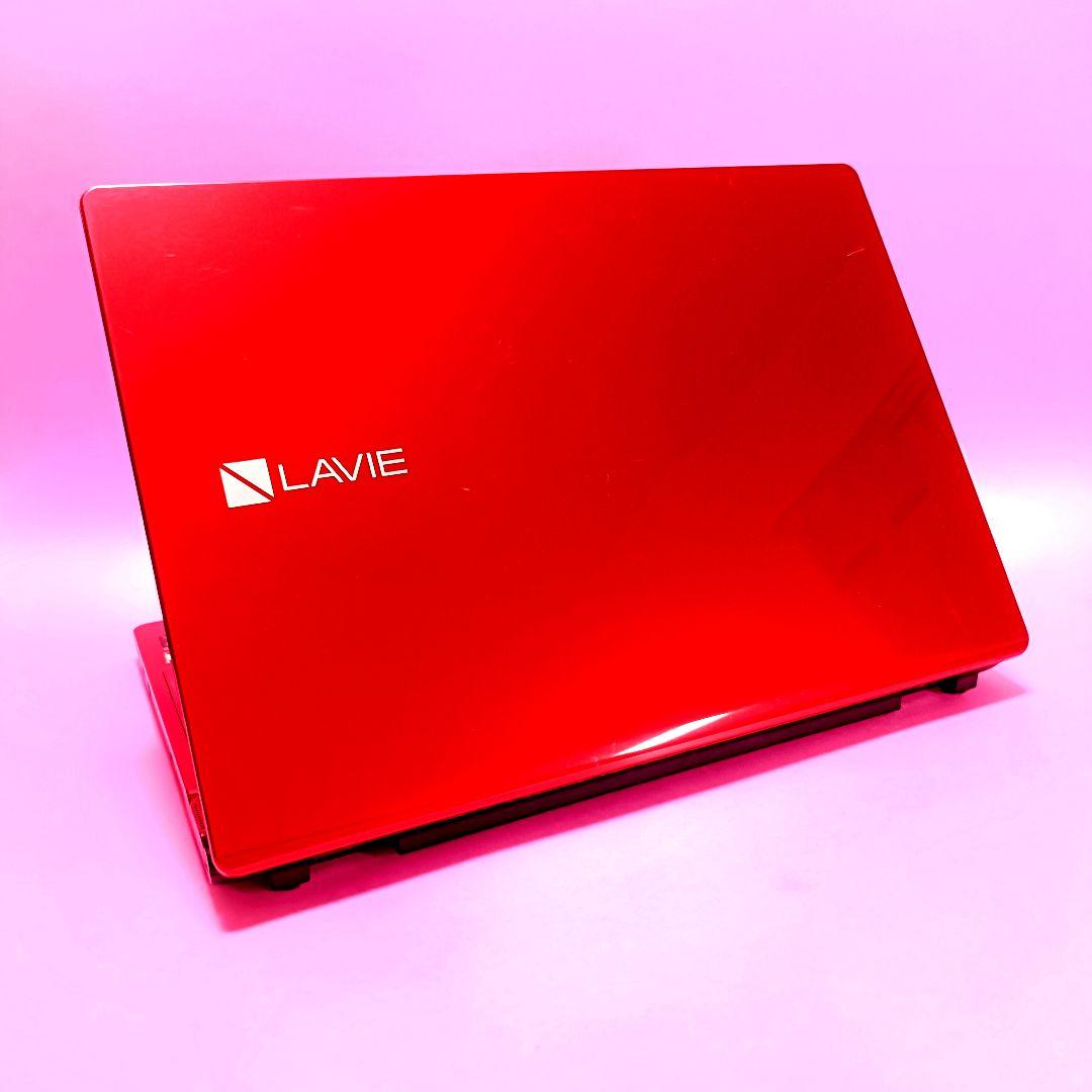 【お買い得】超大容量1TB‼️i5✨8GB✨ブルーレイ✨タッチ✨赤ノートパソコン