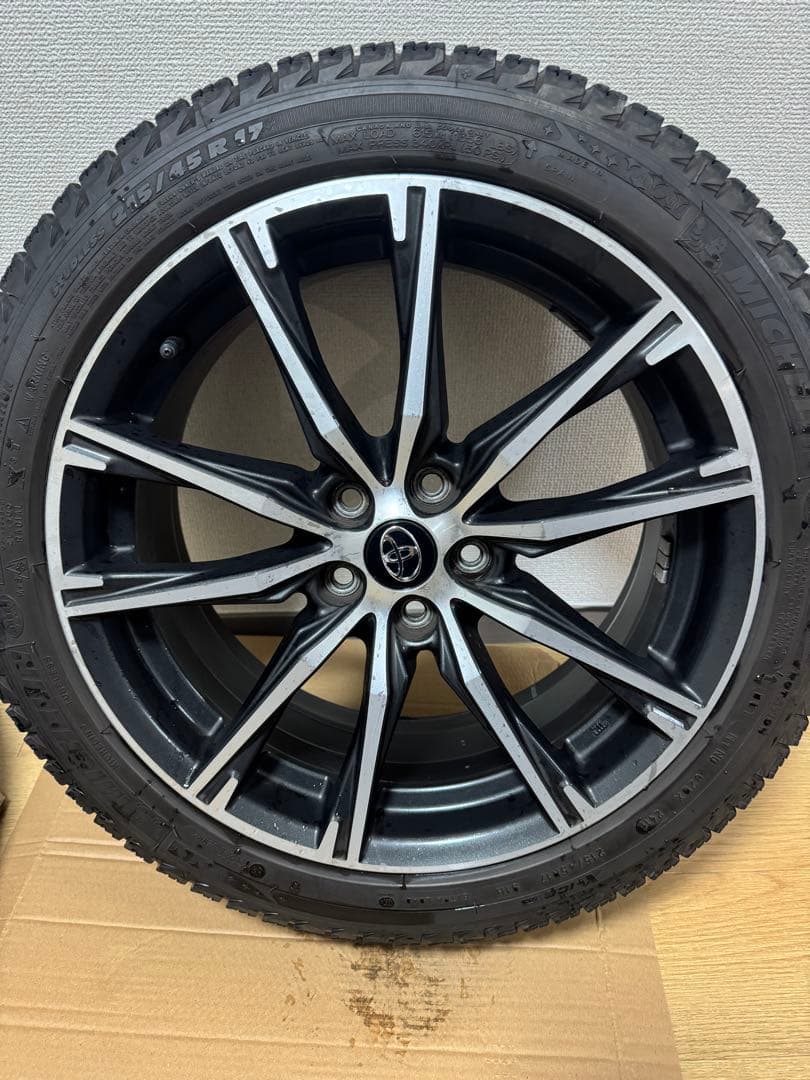 zn6 後期GTグレード純正ホイール+215/45R17スタッドレスタイヤ　4本