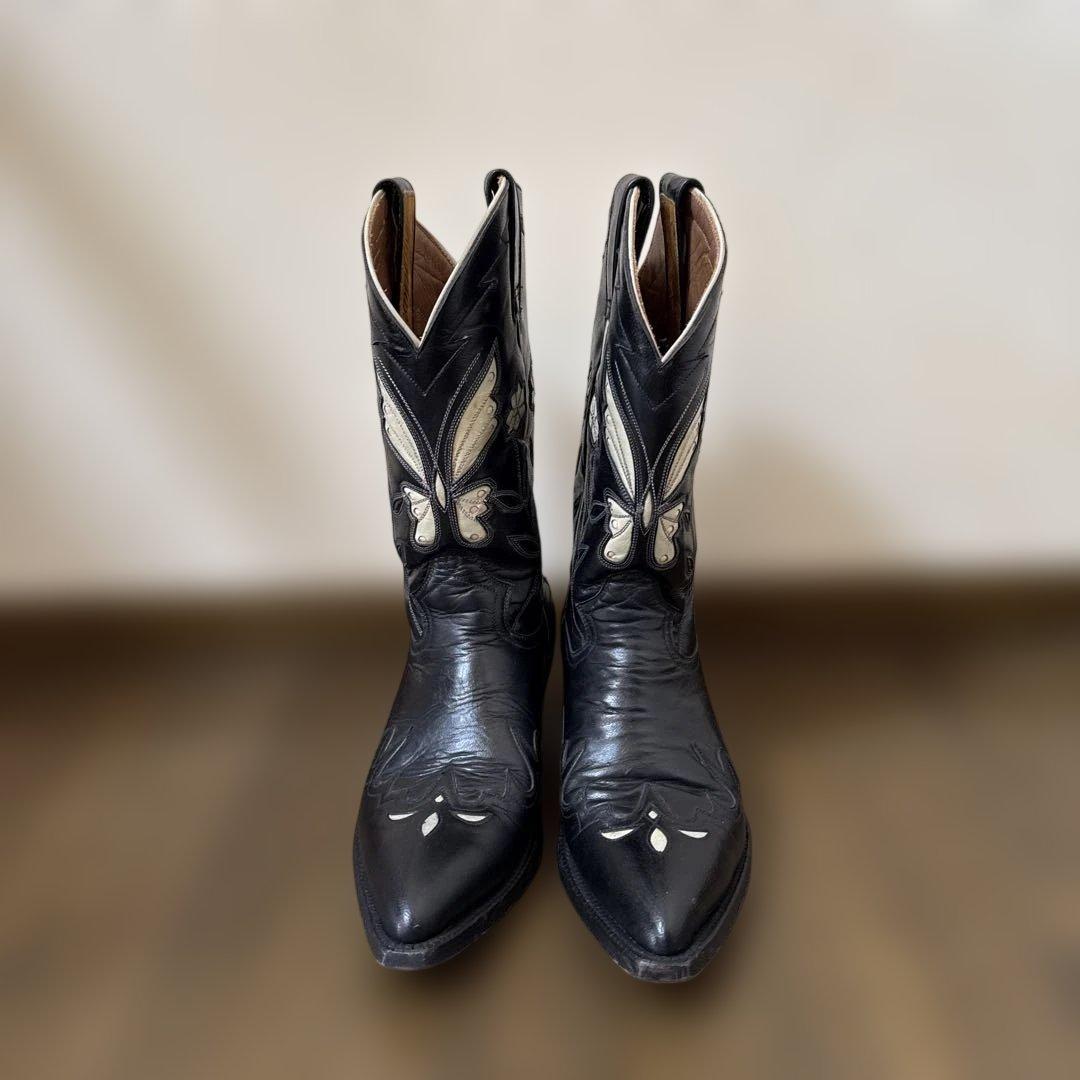 MONTANA ウエスタンブーツカイラニ　レザー　バタフライ
