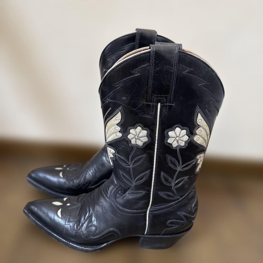 MONTANA ウエスタンブーツカイラニ　レザー　バタフライ