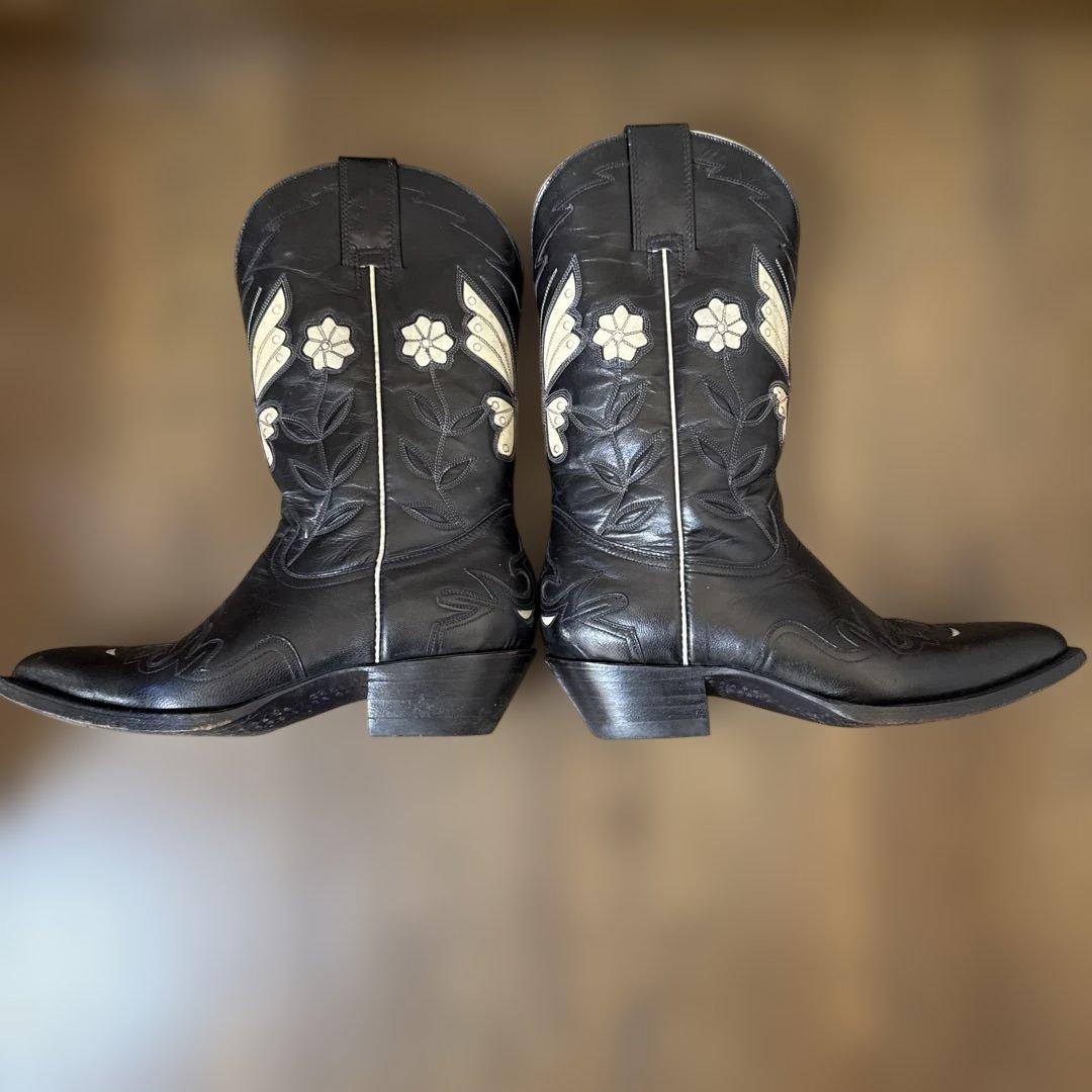 MONTANA ウエスタンブーツカイラニ　レザー　バタフライ