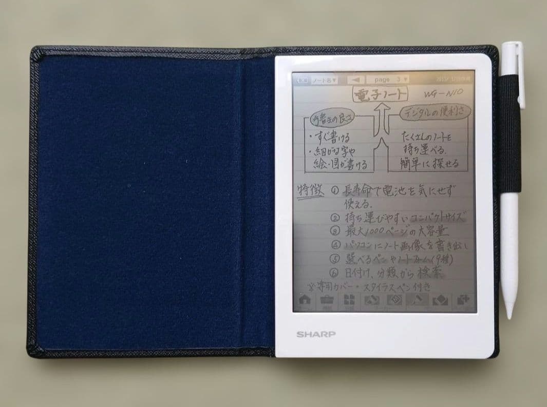 シャープ　電子ノート　WG－N10