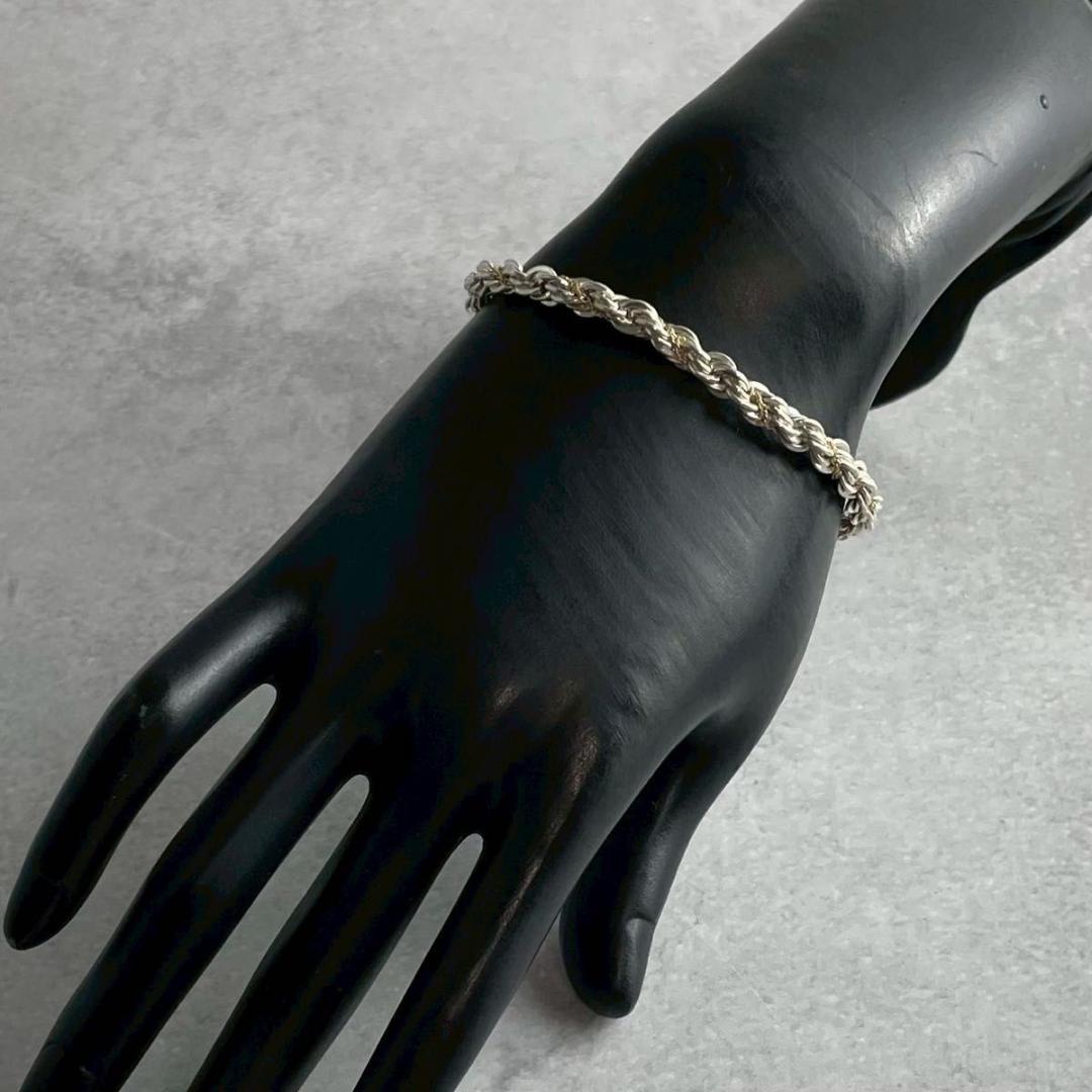 ティファニー ツイスト ロープ チェーン コンビ ブレスレット TQ6fe