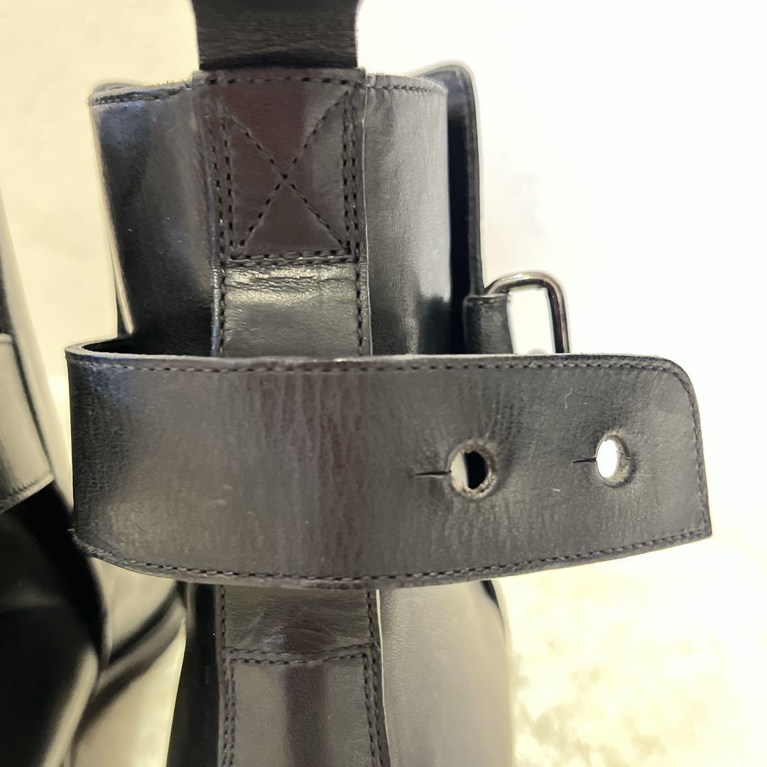 マーガレットハウエル　LEATHER STUD STRAP BOOT レザー