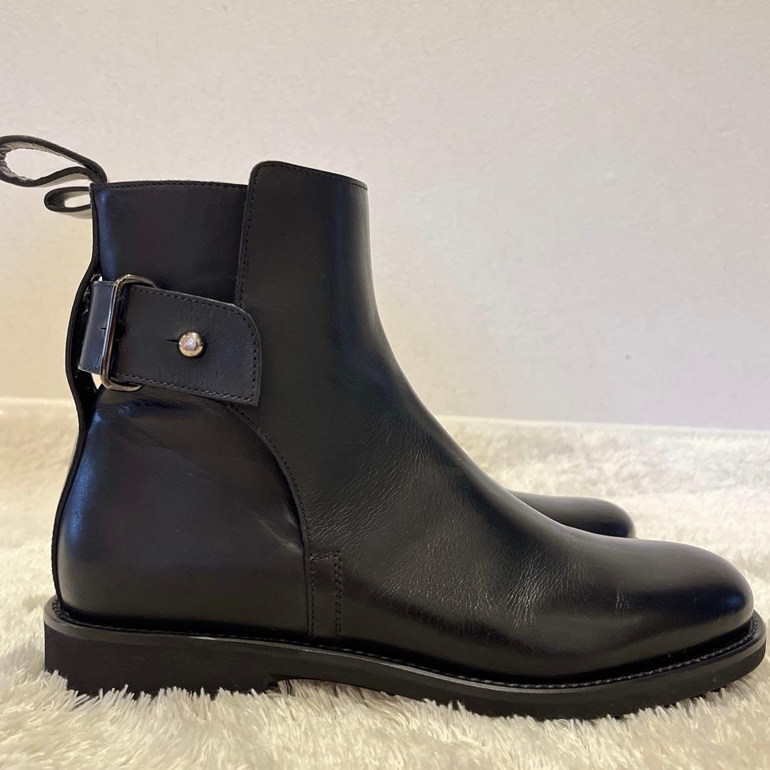 マーガレットハウエル　LEATHER STUD STRAP BOOT レザー